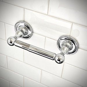Baldwin Bath "Georgetown" Chrome Toilet Roll Holder